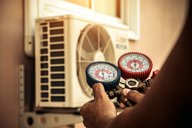 Professional Hvac Installation technician working in Alexander, NY